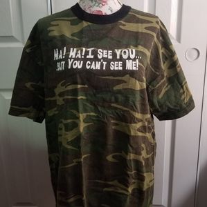 Unisex camo tee